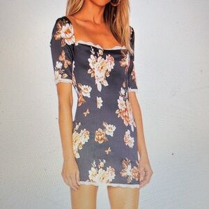 MAJORELLE Elegant Gray Dress